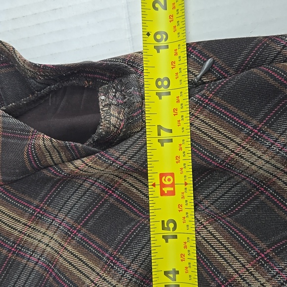 Vintage Nine West Brown Plaid Dress Set 16 - Picture 10 of 15